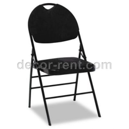 13. Fan Back Upholstered Folding Chair.