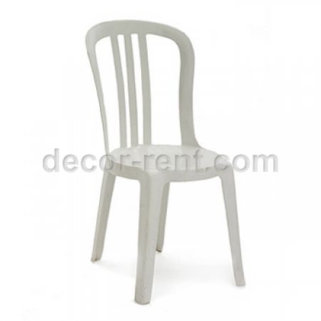 16. Plastic Bistro Chair.