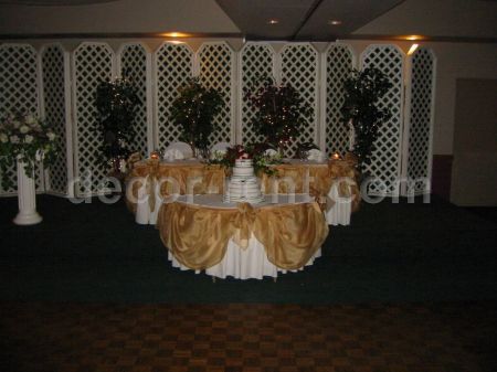 Wedding Head Table Decor (By AP CREATIONS).