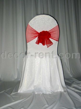 Damask Banquet Chair Cover