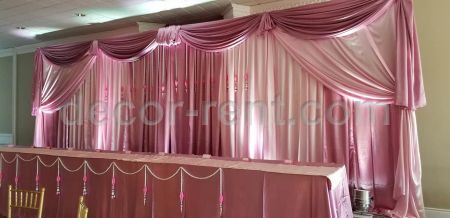 Pink and Dusty Rose Custom Backdrop