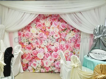 Printed Floral Wall Backdrop